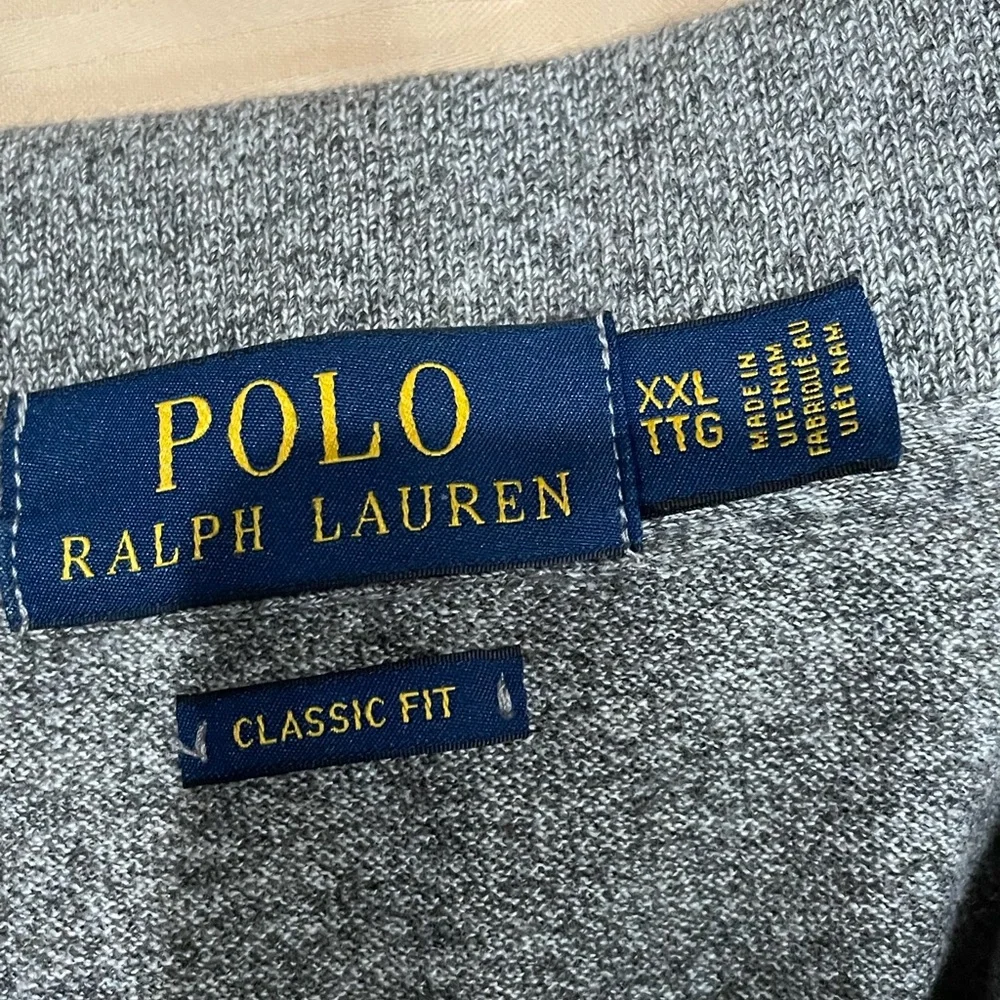 Ralph Lauren Classic Gray Polo Shirt for Men